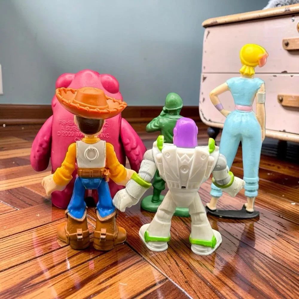 Disney Woody Buzz Lightyear Bo Peep Lotso Green Army Man Hamm Figures A70